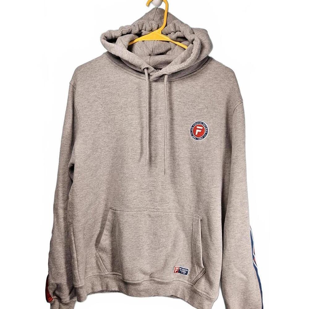 US Youth Futsal Hoodie with Colorful Stripes‎ Adult Size Large